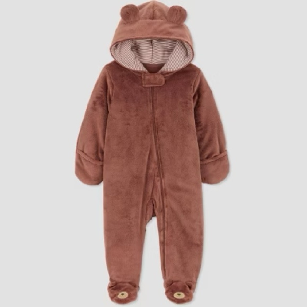Carter's Just One You Footed Baby bear suit